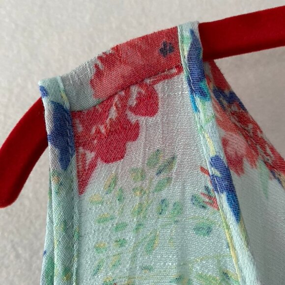 NWT Zac & Rachel Size 2X Cold Shoulder Floral Top - Picture 8 of 16